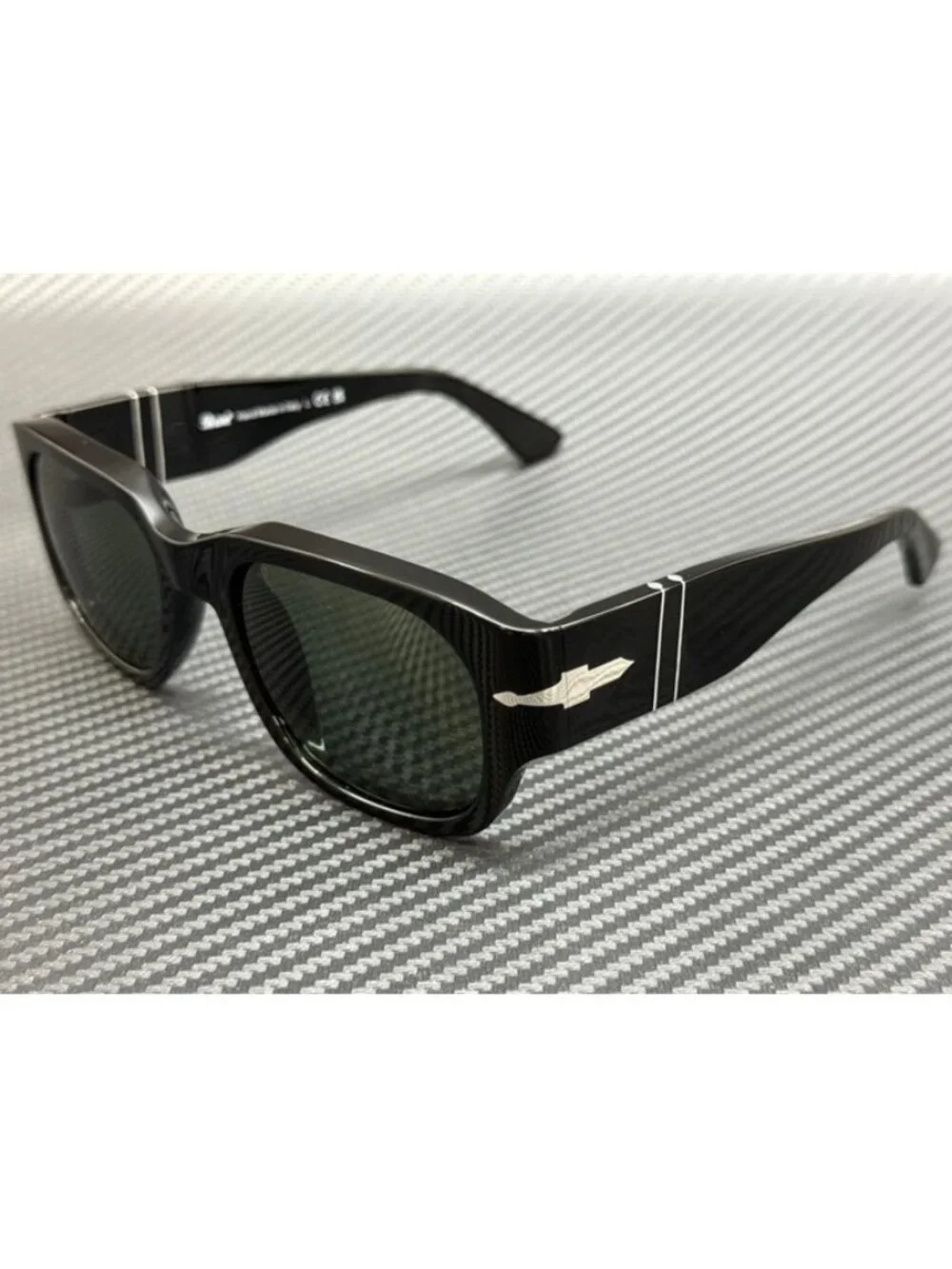 New Persol Men Black Sunglasses 52-20-145